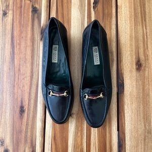 Vintage Gucci Horsebit Womens Loafers